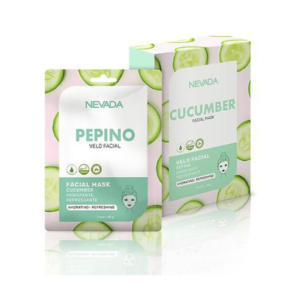 Mascarilla Facial Pepino x 10 unidades