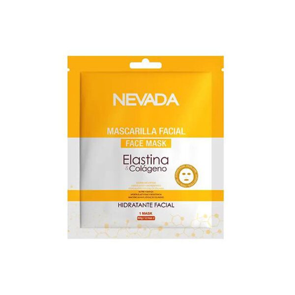 Mascarilla Facial Cristales Elastina y Colágeno X 6 unidades