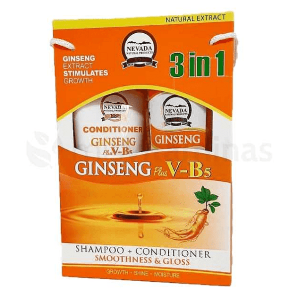 Set Capilar Ginseng Raíz + Vitamina B5 NNP 2 Piezas