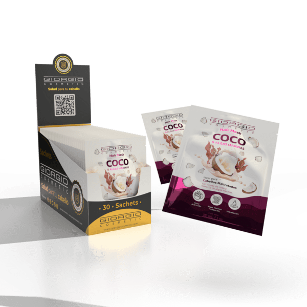 MASCARILLA ALGAS Y COCO CAJA X30 UND
